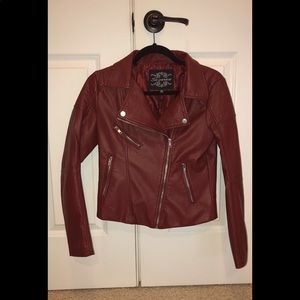 Shinestar Red leather jacket